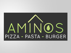 Aminos Pizza-Pasta-Burger Logo